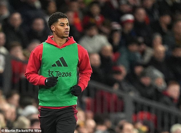 Marcus Rashford has been frozen out recently and was an unused substitute on Monday night