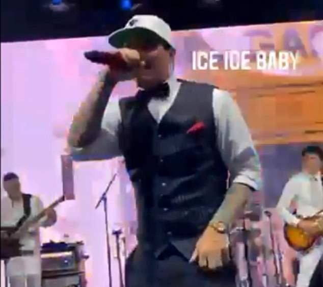 Vanilla Ice performed at the 2020 New Year's Eve party amid the COVID-19 pandemic. Trump had just lost the election to President Joe Biden but was still contesting the results