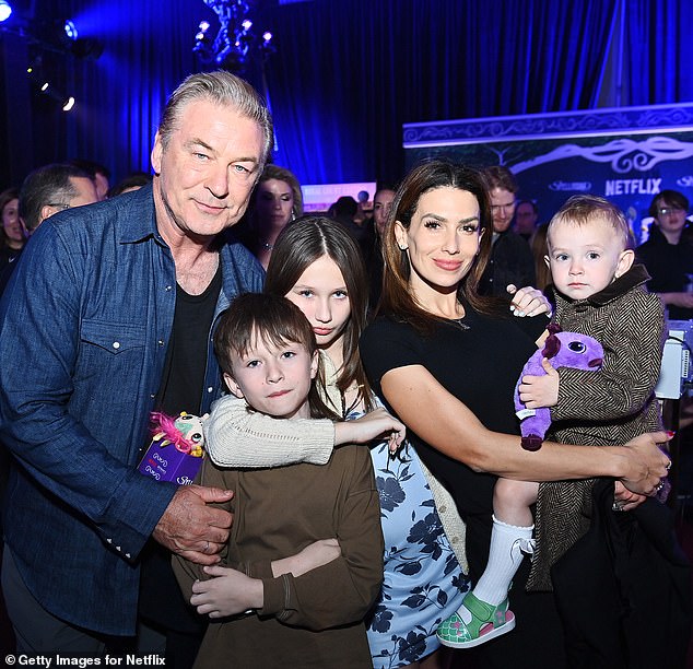 Hilaria, her husband Alec and their children attended the premiere of Spellbound in New York City last month