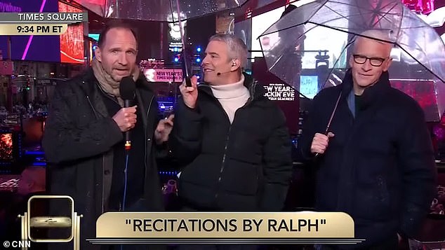 During a live interview on New Year's Eve Live with Anderson Cooper and Andy Cohen, he elicited laughter when he suddenly began performing his 