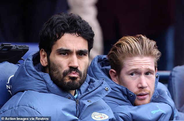 Ilkay Gundogan and Kevin de Bruyne have played 728 City games between them but could be ruled out