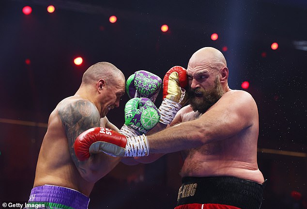 Usyk faced Tyson Fury in a second world heavyweight title fight in Saudi Arabia last month