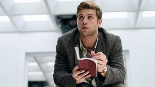 A promo for Prime Target, in which main character Edward reads a book