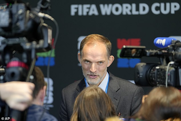 His first official appearance took place last month during the World Cup qualifying draw