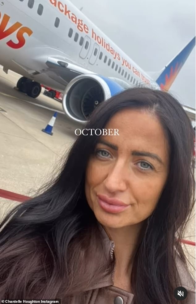 And Chantelle appeared to have had a busy 2024 out of the country, as she also shared a selfie posing in front of a plane at an airport