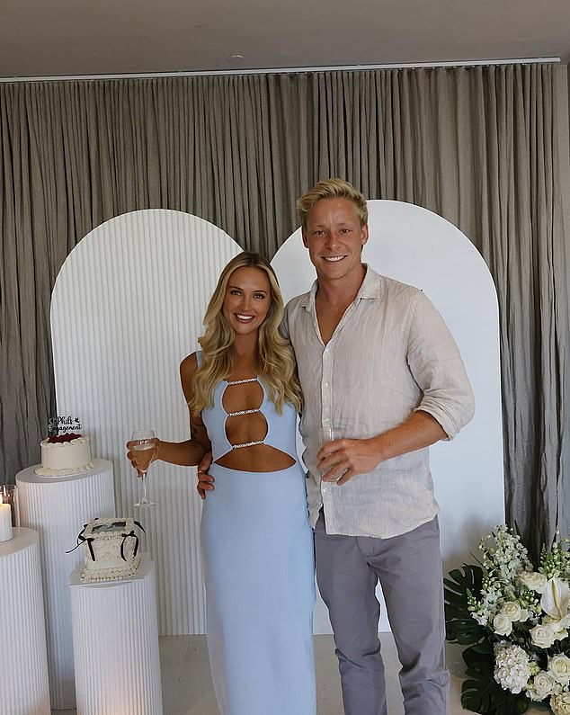 The couple had been celebrating the Christmas period with loved ones after Heeney enjoyed a standout season with the Swans