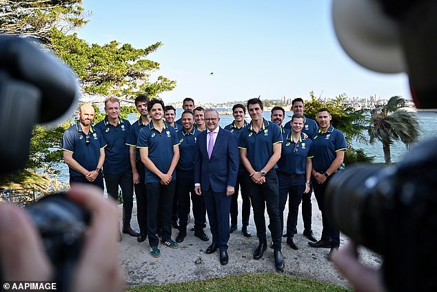 Australia was also present at the event, with Pat Cummins and Sharma reportedly set to give a speech at the meeting