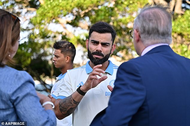 Questions have been raised that a rift could emerge in the Indian dressing room, with Virat Kohli (centre) also struggling for form