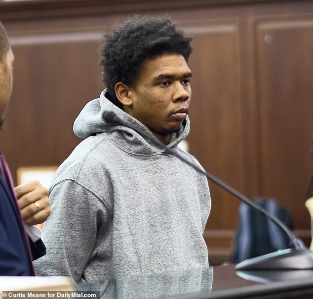 Kamel Hawkins, 23, looked on indifferently as he was arraigned Jan. 1 on charges of attempted murder and second-degree assault in Manhattan Criminal Court.