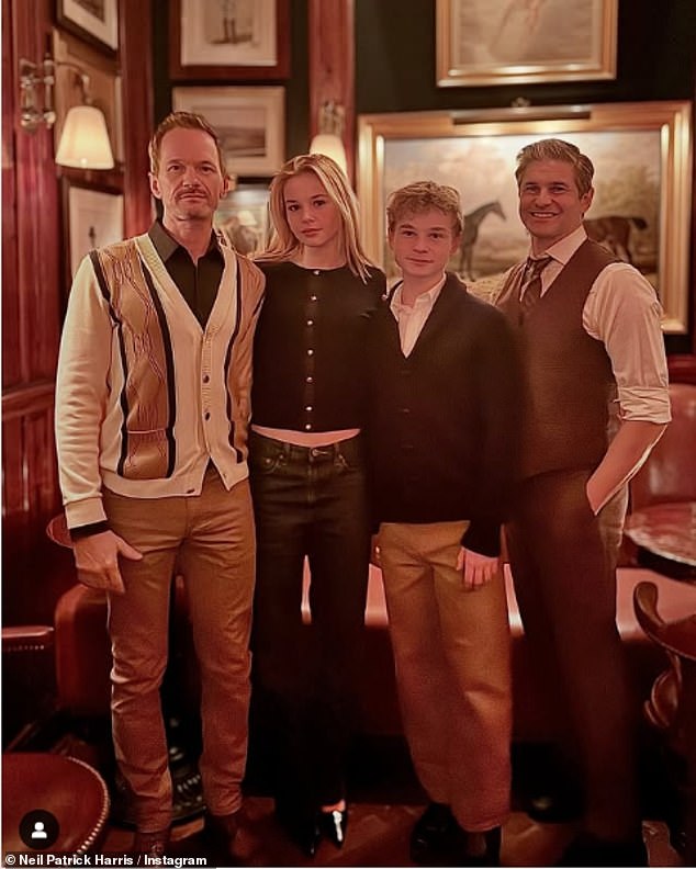 “Happy 14th birthday to our amazing kids,” David wrote. 'They become the best people. I am so proud to be their father. Even though the teenage years are tough, they cope very well.”