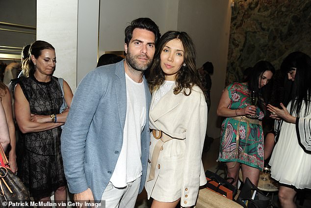 Yedid (pictured with wife), a married father of one, is co-founder of design company Grade New York