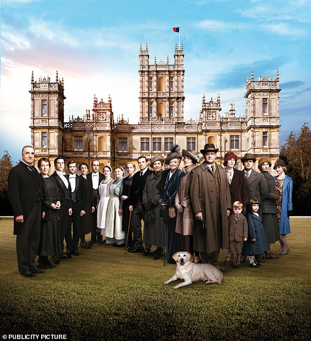 The multi-award winning series Downton Abbey starring Maggie Smith and Hugh Bonneville