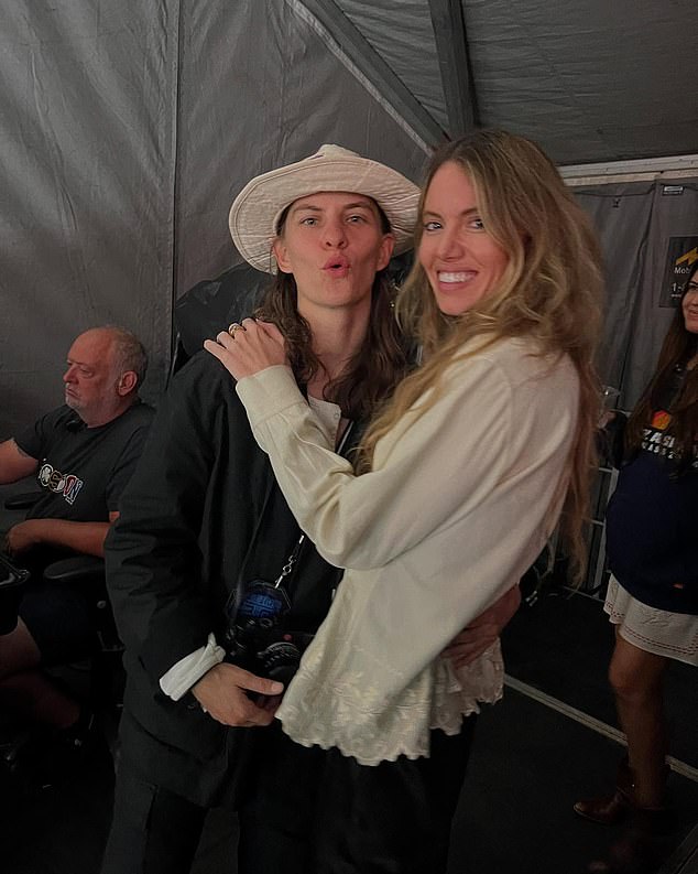 Eliot Sumner pictured with Mollie Davies - last summer Richard Eden announced that Eliot, who was born a girl but now identifies as non-binary, was dating Mollie