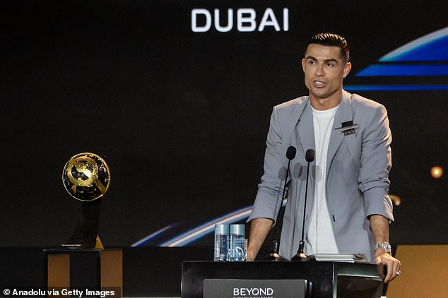 Ronaldo made the claim last month while attending the Dubai Globe Soccer Awards