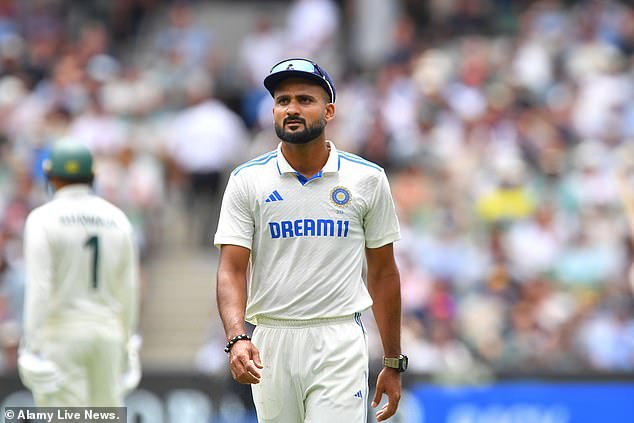 Akash Deep (pictured) will miss Friday's Test with a back injury, a guaranteed substitution for Sydney