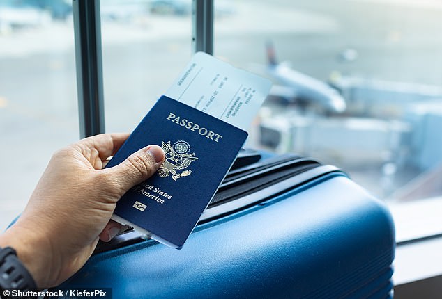 The American couple traveled interstate to catch their connecting flight to Japan, where they planned to spend a week ringing in the New Year (stock image)