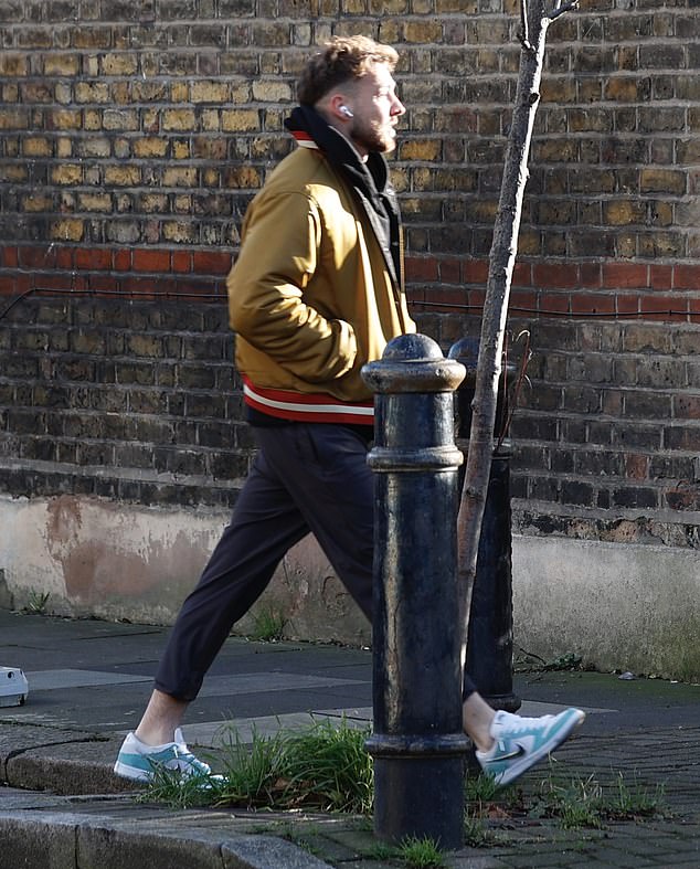 The former Made In Chelsea star, 32, and the influencer, 28, recently called it quits and Sam was getting some fresh air near his London home after the difficult few weeks.