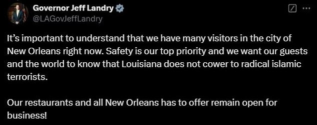 1735821155 725 Bragging about your steak dinner Fury as Louisiana Governor Jeff