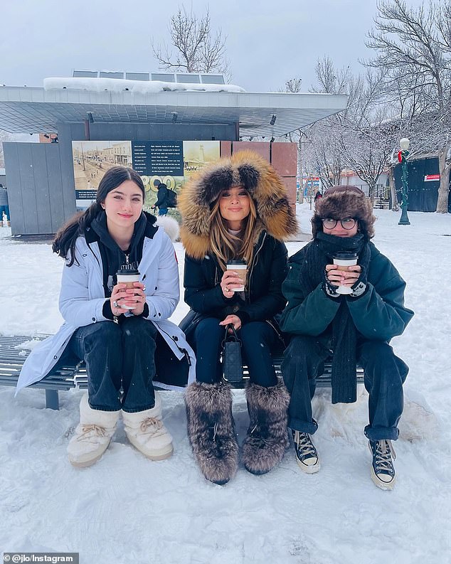 Jennifer Lopez braved heavy snow for lunch in Aspen, joining legions of celebrities, influencers and wealthy tourists during one of the city's busiest seasons of the year