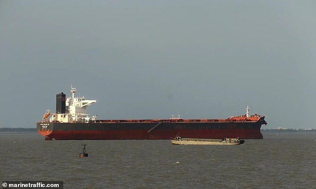 Bulk carrier RTM Zheng He is currently en route to the Pilbara after departing from China