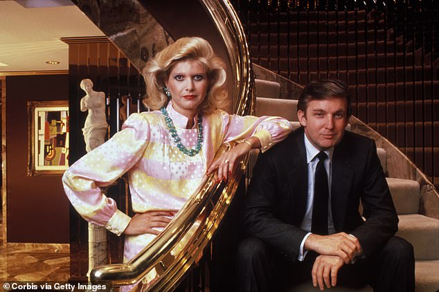 Power couple Donald and Ivana Trump married in 1977 and had three children before divorcing in 1992