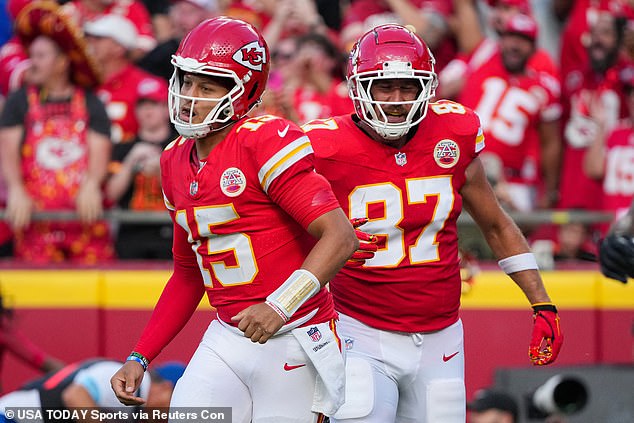 Patrick Mahomes and Travis Kelce are believed to be high on Spagnuolo