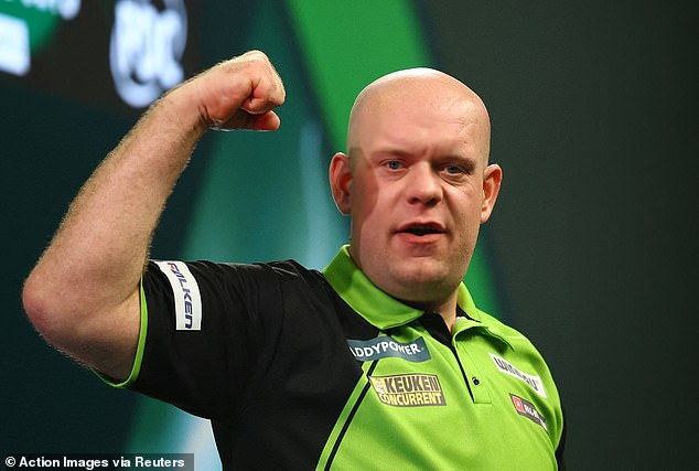 Van Gerwen defeated Chris Dobey to reach the final of the World Darts Championship