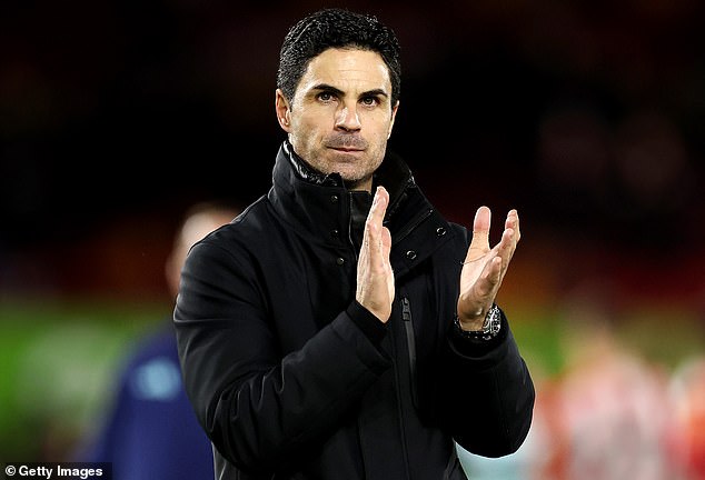 Mikel Arteta's men are in second place but still have some work to do to catch leaders Liverpool