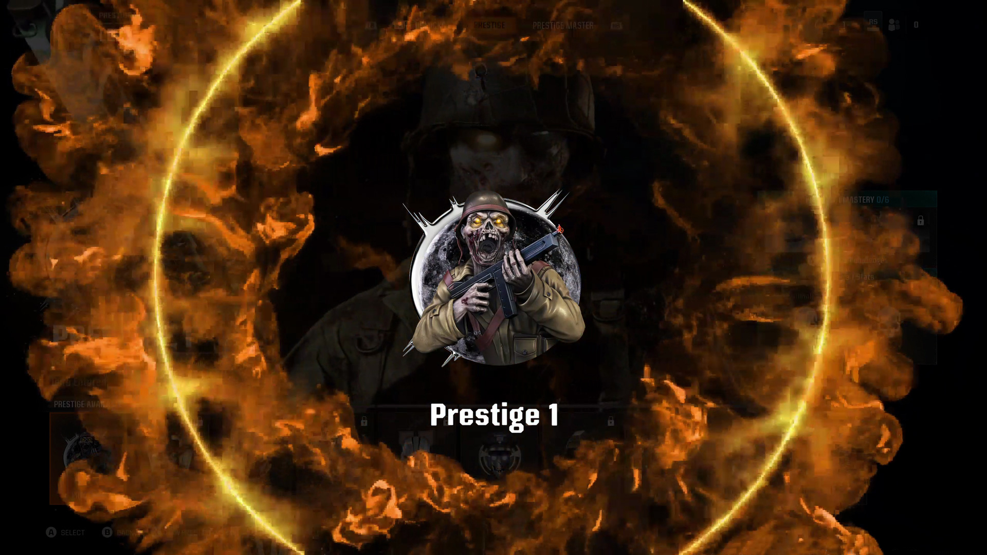 The Prestige 1 badge from Call of Duty Black Ops 6.