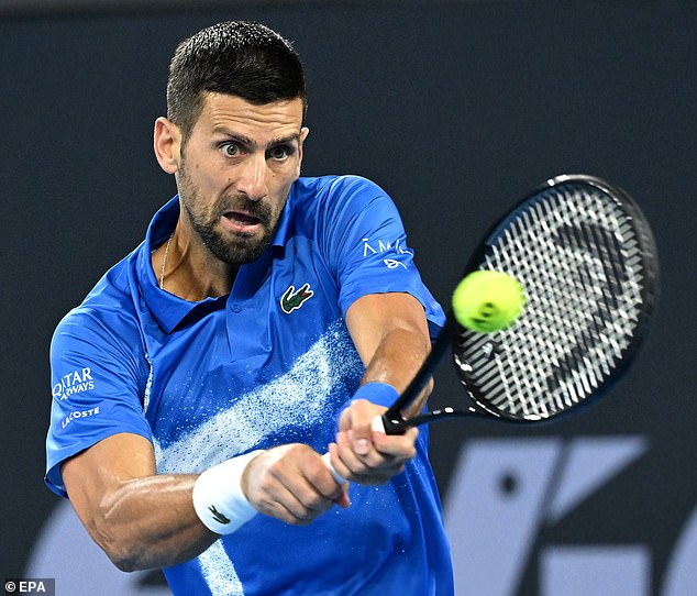 While glory at Melbourne Park is Djokovic's main goal, the veteran is enjoying having his family in Australia