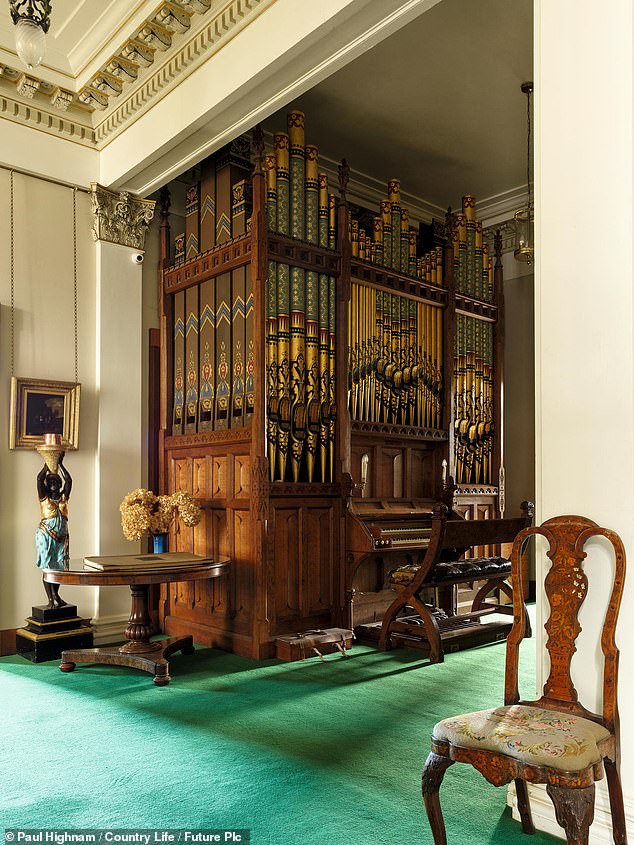 There's even a large organ, perfect for scoring the couple's vow exchange