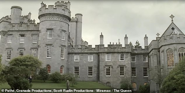 Exterior scenes in the film showed the enormous estate