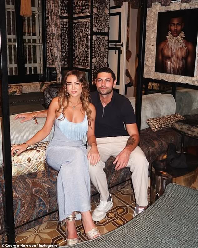 The former Love Island star revealed in October that she had sparked a relationship with someone out of the public eye and had kept her new man's identity hidden