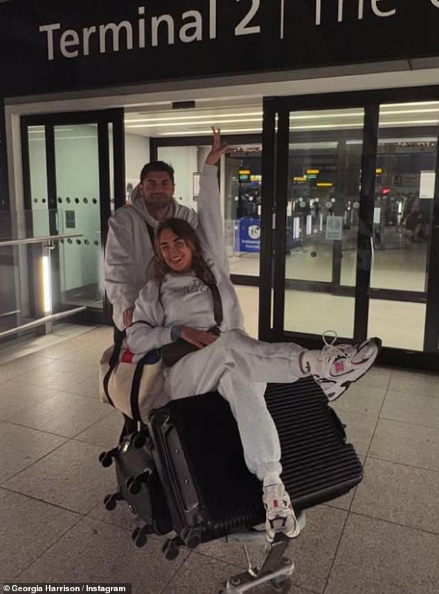 Now the Celebrity SAS winner looked happier than ever as she posed for cozy snaps with her new boyfriend Jack while on holiday, telling how she was happy her year with him ended