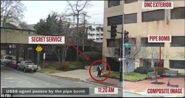 According to the report, numerous Secret Service agents were captured on video walking past the bomb while applying for identification