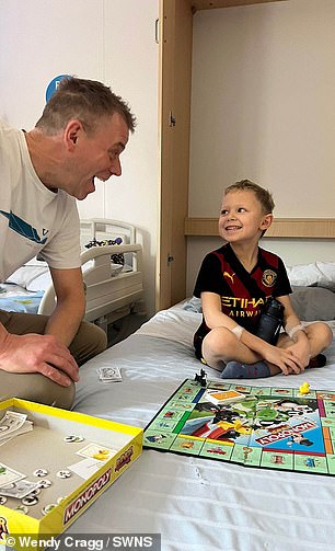 Jimmy spends so much time at Southampton General Hospital that he decided to set up a GoFundMe to raise some money to improve the facilities, including buying new games