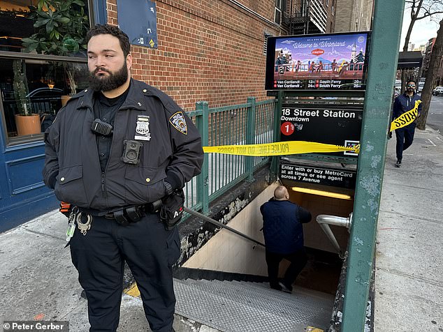 The nerve-wracking event comes amid a wave of violent incidents across the New York City subway system