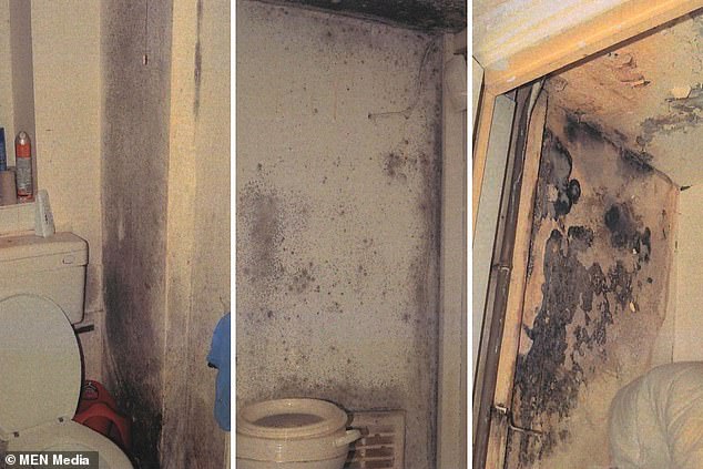 Shocking images reveal the extent of black mold spores in the flat where tragic Awaab Ishak lived. The toilet leaked due to faulty plumbing and drained constantly.