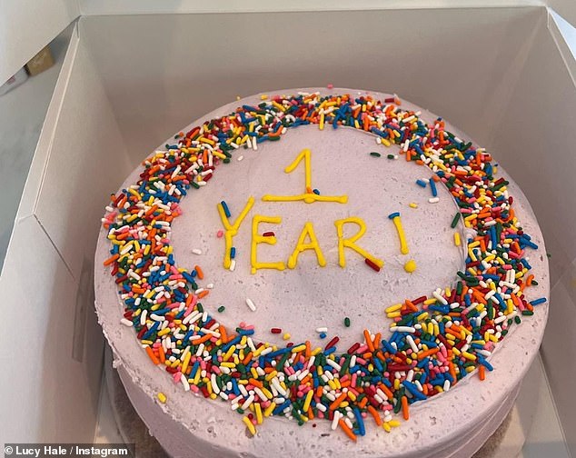 The 35-year-old announced she had quit drinking on Valentine's Day 2023, revealing she had celebrated the first anniversary of the occasion the month before