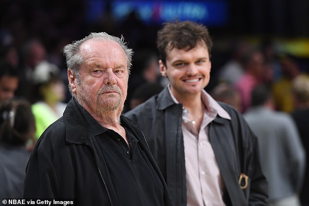 Jack and son Ray were photographed at an NBA playoff game in LA in May 2023