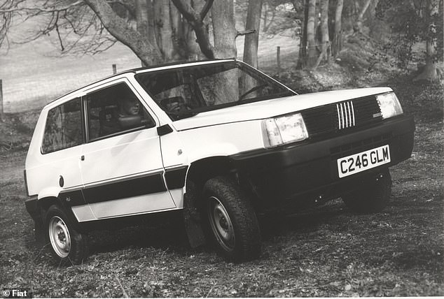 The most affordable model in the list is the first generation Fiat Panda 4X4 – a small car that can handle any terrain