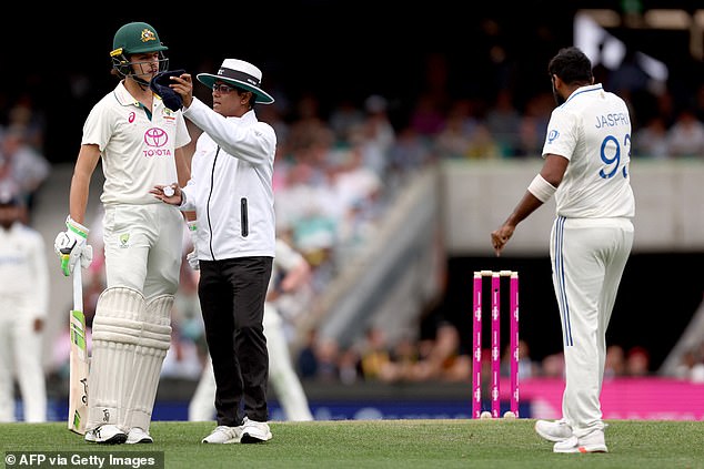 Konstas intervened by talking back to Bumrah, prompting both referees to intervene and send their pair back to their positions.