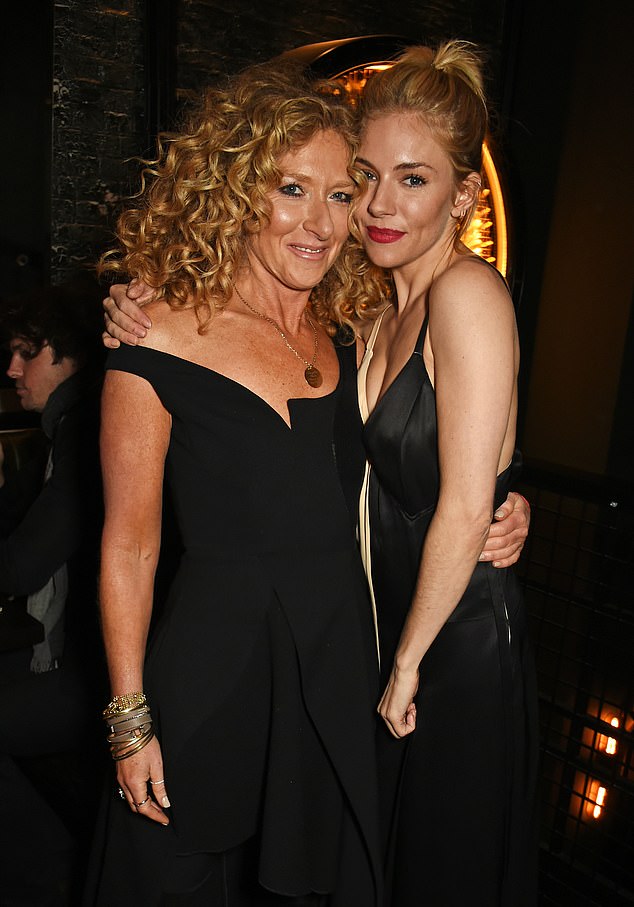 After his divorce, Edwin married British interior designer Kelly Hoppen, who said she will also see Sienna as her stepdaughter despite no longer being married to her father (photo 2015)