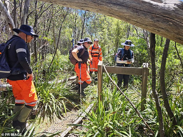 More than 250 rescuers are currently trying to locate him