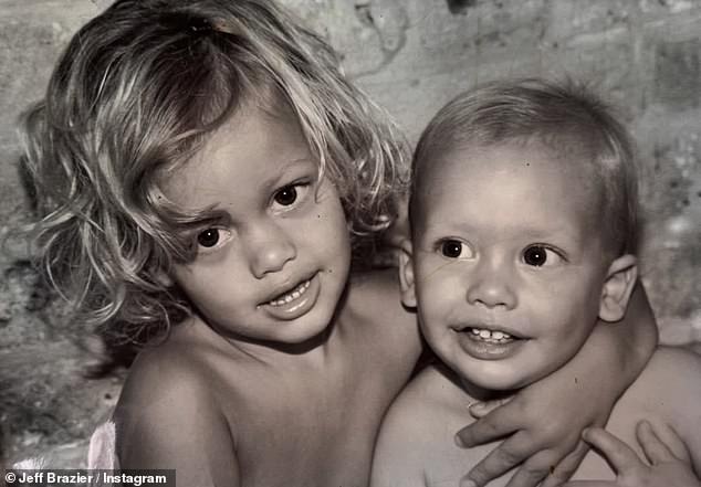 Last month Jeff posted a sweet throwback photo of his sons as young children, in the black and white photo EastEnders star Bobby put his arm around his little brother Freddy