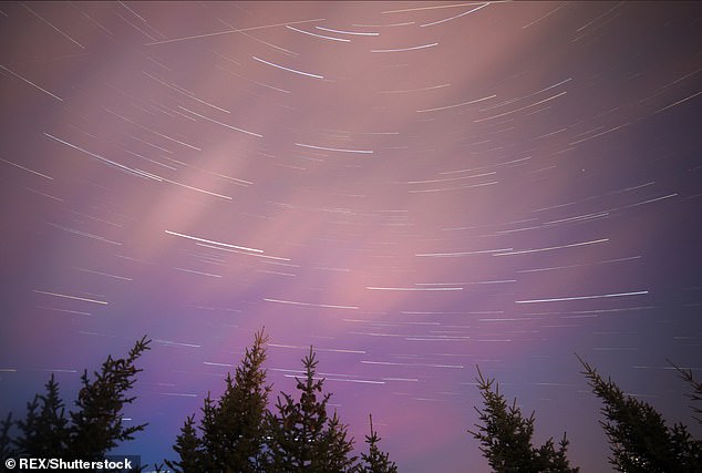 The Quadrantids Meteor Shower, pictured over China in 2019, will peak between 3:00 PM and 4:00 PM GMT, but will remain at a high level of activity tonight until the early hours of tomorrow.