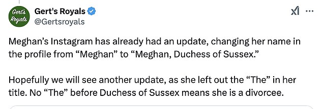 1735909475 268 Royal fans think theyve spotted a blunder in Meghans new