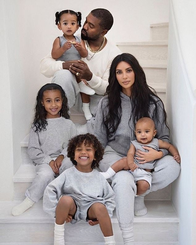 Kim and Kanye have four children: daughters North, 11, and Chicago, six, and sons Saint, nine, and Psalm, five