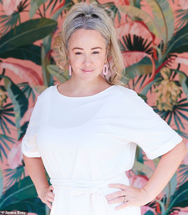 “Here I was surrounded by suburban mothers who were all quietly weaning off drugs while having intelligent conversations and sipping chilled wine,” writes Jonica Bray (pictured)