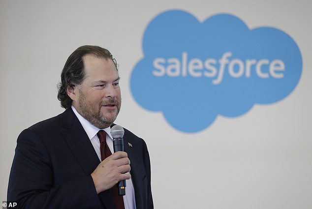 Salesforce CEO Marc Benioff is betting on AI to boost the CRM company's growth trajectory